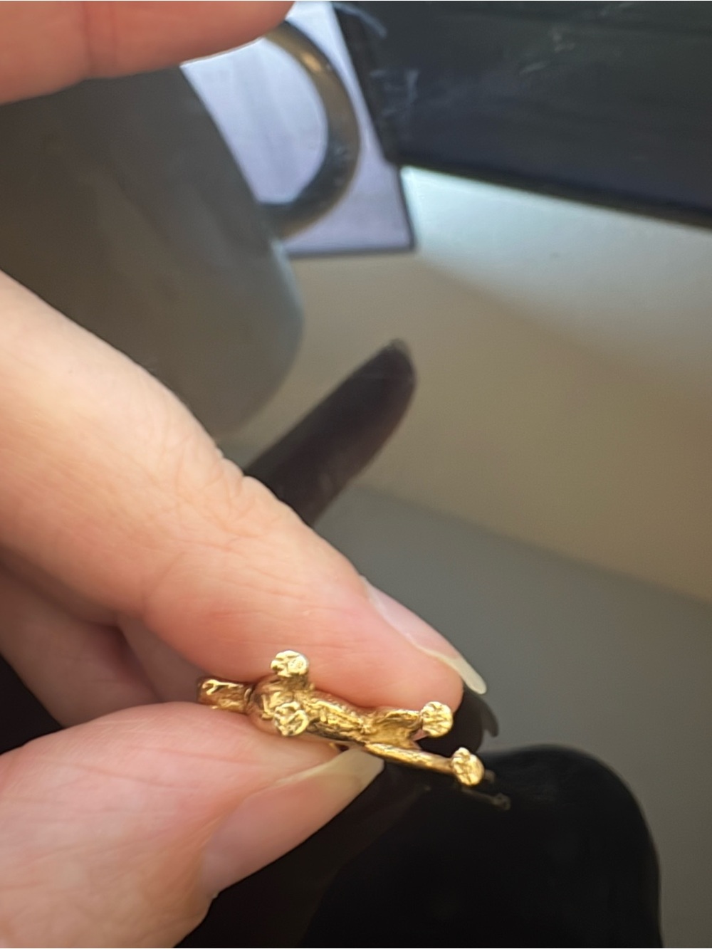 Vintage 14k Gold Boston terrier Charm - Picture 4 of 9